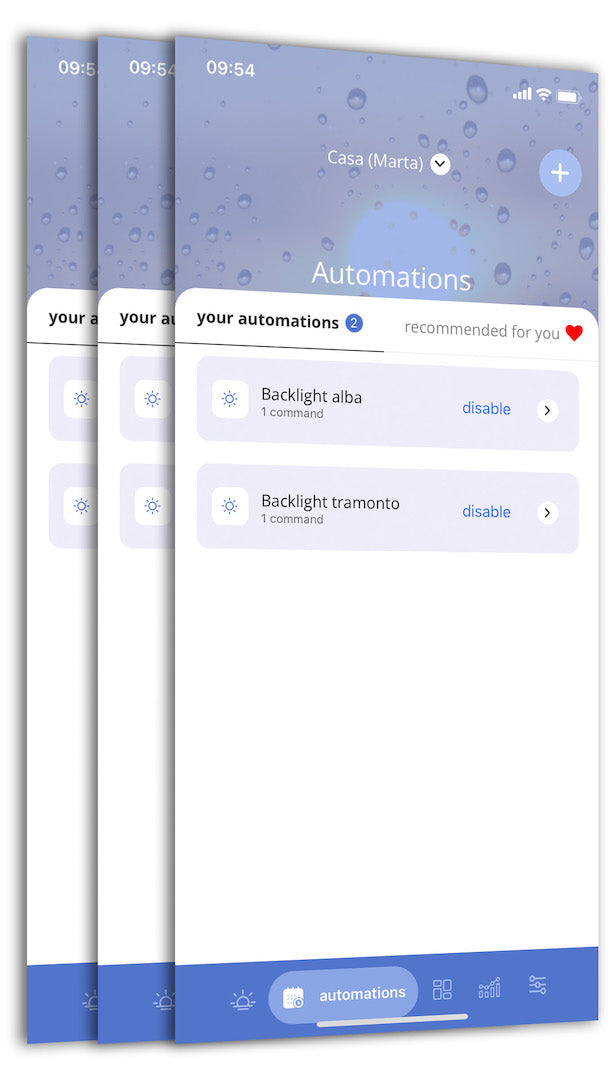 Controlla più dispositivi insieme dall'app iotty: anche un'automazione ora può partire su più dispositivi contemporaneamente.